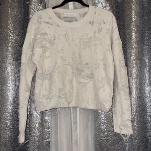 IRO Jeans distressed sweater